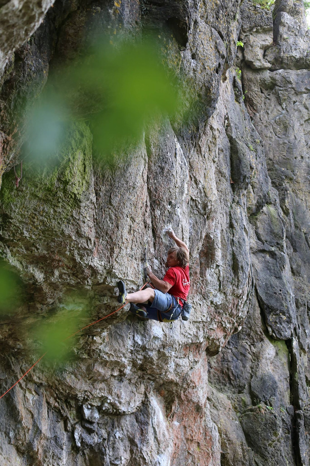 Heiko Queitsch in ´21 Days´ (10) an der Leupoldsteiner Wand (Bild: Tobias Plail)
