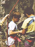 Klettern mit Kindern