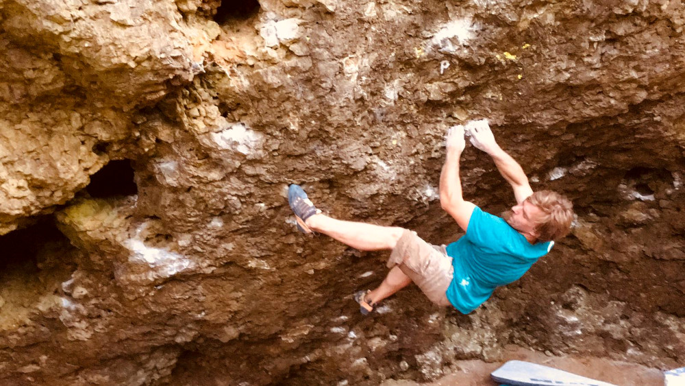 Heiko Queitsch in Bröselmeier direkt (FB 7b) am Sandkasten (Bild: Petra Queitsch)