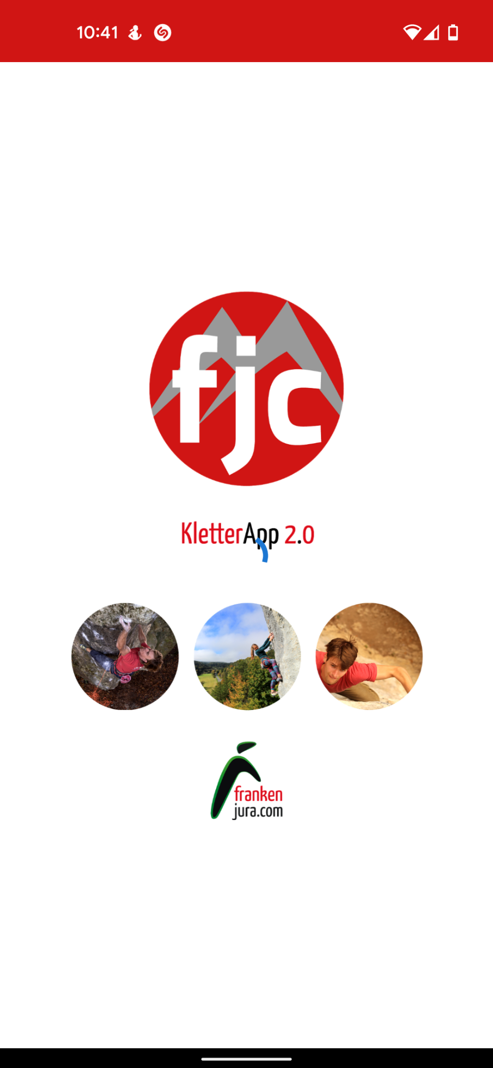 Bilder zur neuen KletterApp