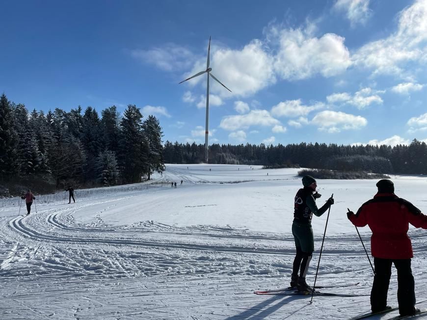 Optimale Bedingungen: Langlauf in Waller am Samstag,13.02.2021 (Bild: Heiner Stocker)