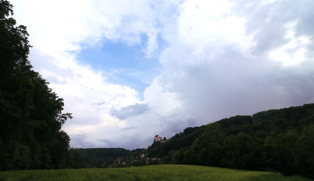 Gewitterstimmung über Egloffstein