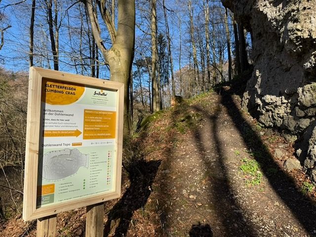 Bild Topo-Schild an der Dohlenwand