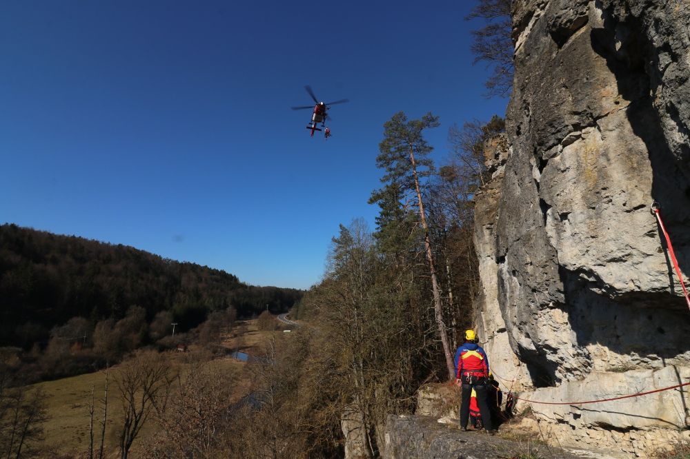 Im Anflug auf den Lauterachfels