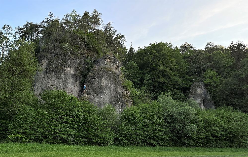 Der Hauptteil der Plecher Wand (Bild: Burkhard Müller)