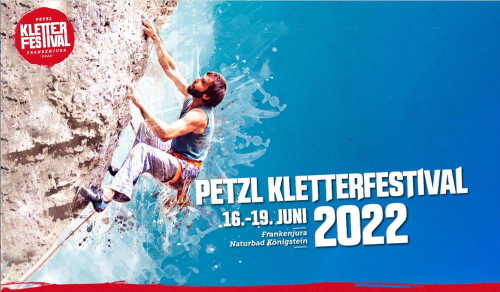 Petzl präsentiert das Frankenjura Kletterfestival vom 16. bis zum 19. Juni 2022 in Königstein