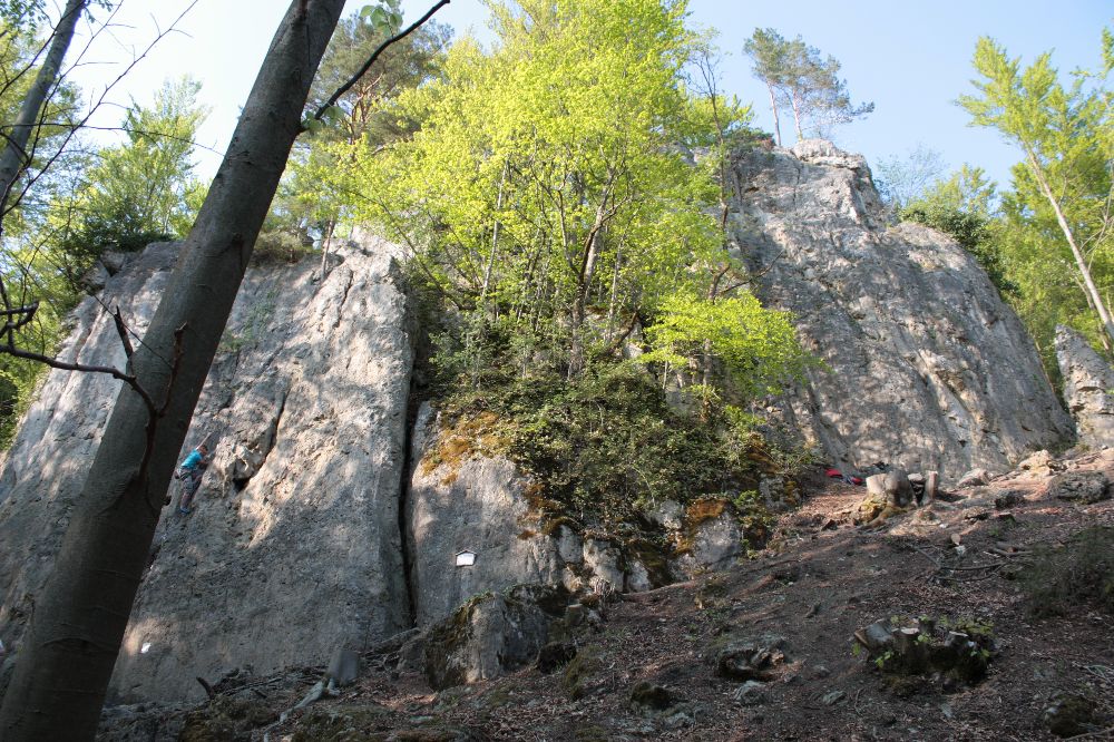 Die Haselstaudener Wände im Trubachtal