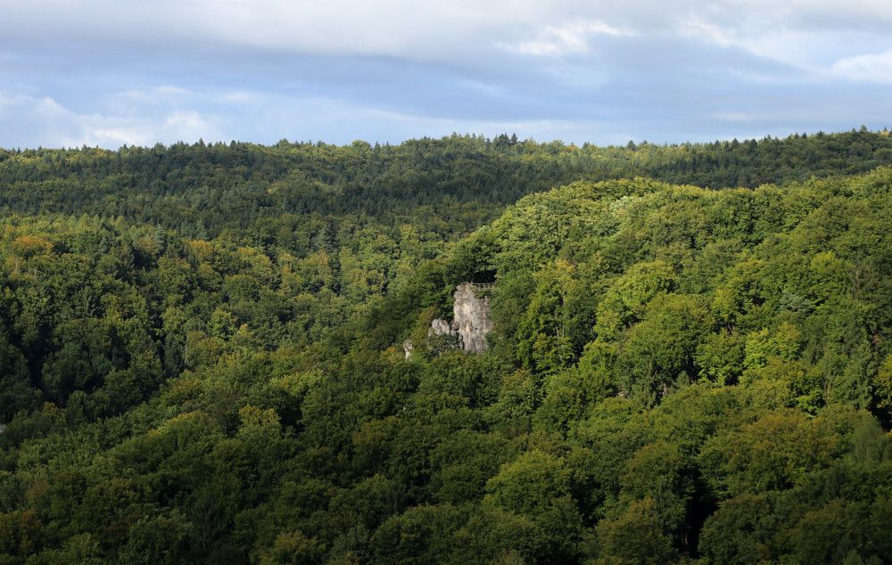 Der Balkenstein im Unteren Trubachtal