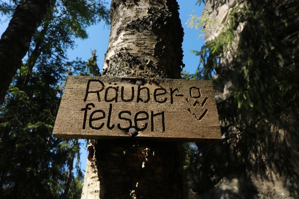 Der Räuberfels ist der bekannteste und beliebteste Fels des Steinwalds