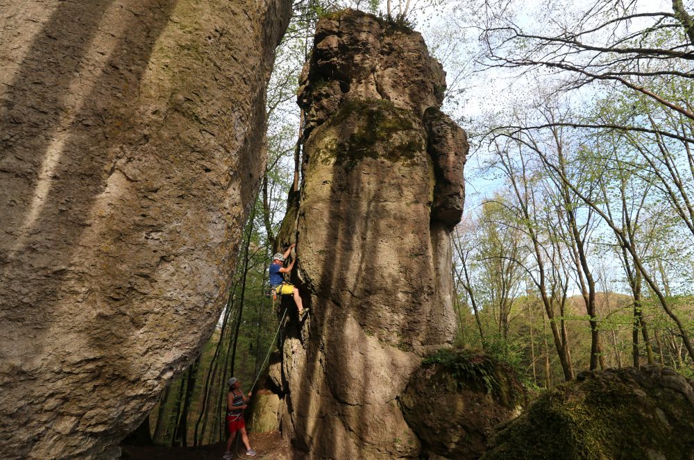 Tom Bösl im der Bergseite (7-) am Maximiliansturm