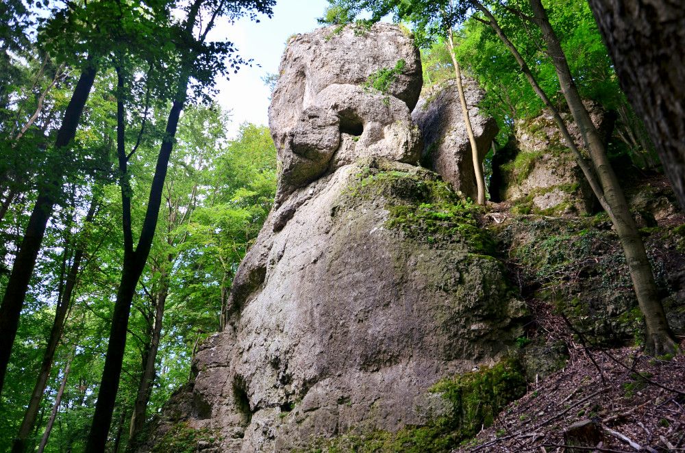 Der Graue Fels im Sittenbachtal (Bild: Armin Wilfert)