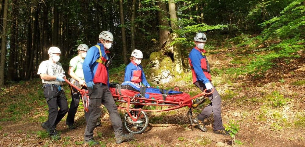 Kletterunfall an der Allersdorfer Wand (Bild: Bergwacht Forchheim)