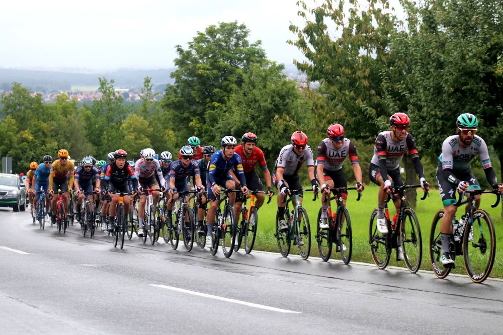 Der letzte Berg der diesjährigen Deutschlandtour ging auf den Rhätrücken bei Kalchreuth, allerdings ohne Bergwertung