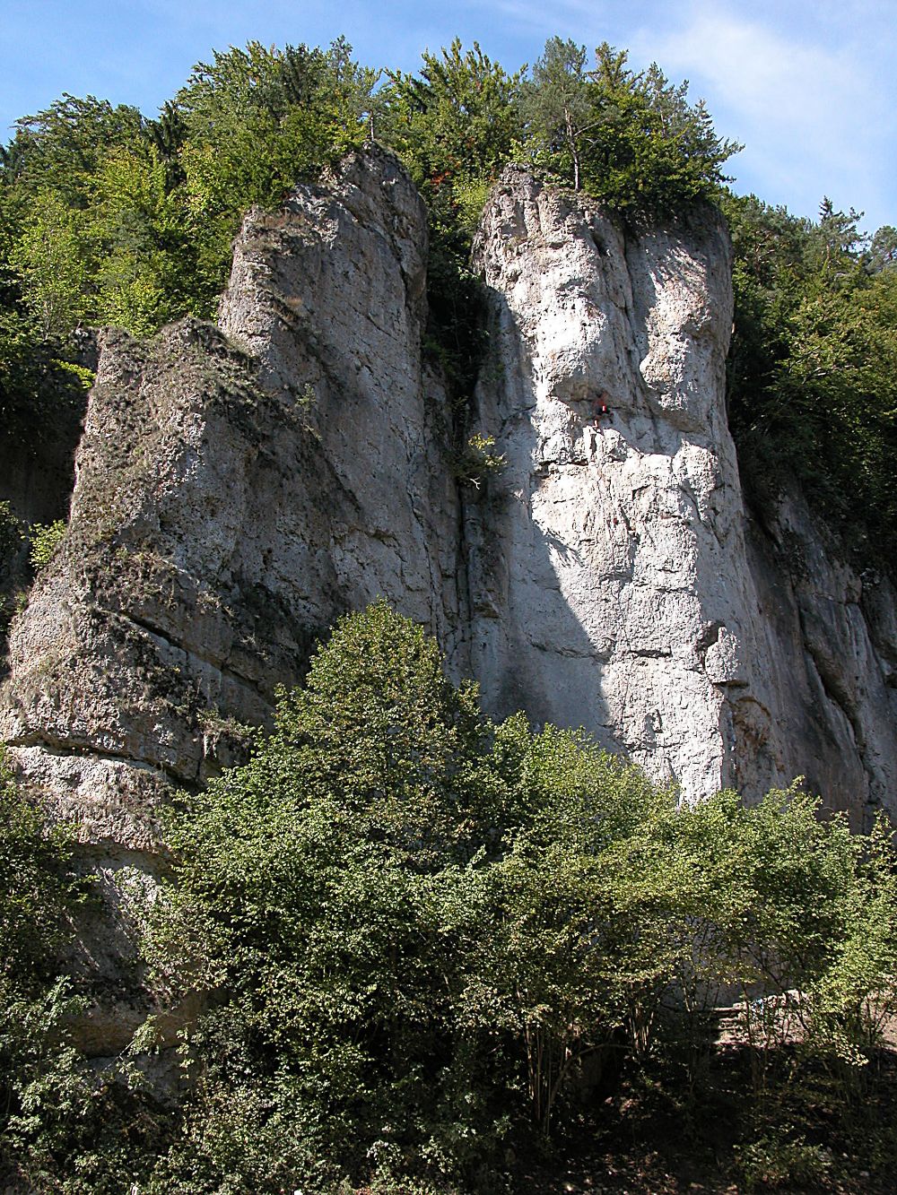 Der Rote Fels im Pegnitztal (Bild: Armin Tauber)