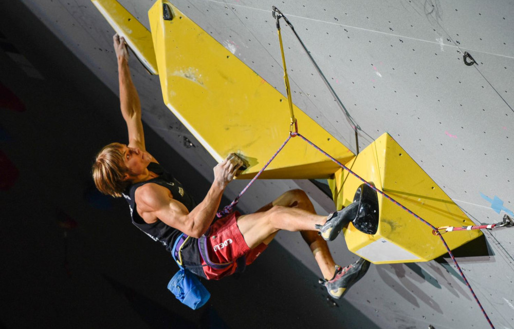 Alex Megos bei der WM im japanischen Hachioji (Bild: Jorgos Megos)