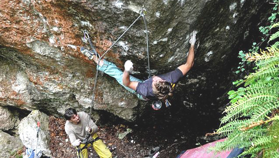 Heiko Queitsch in der Roten Kante (10-) an der Roten Kante (Bild: Archiv Queitsch)