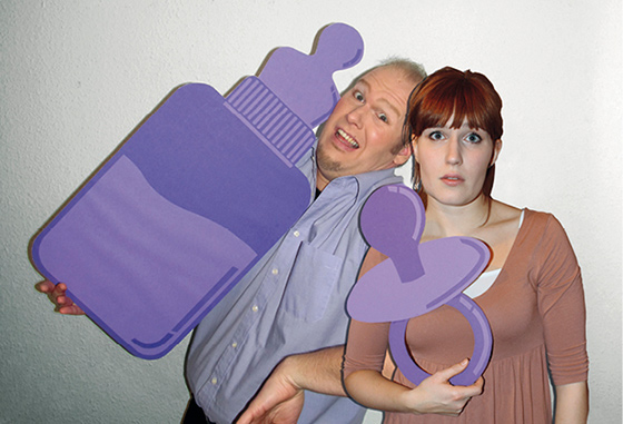 Der Fränkische Theatersommer präsentiert das Musical „Babytalk — Begebenheiten wie aus dem richtigen Leben“.