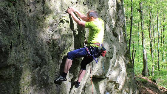 Alexander Marg in ´Der frühe Vogel fängt den Wurm´ (Bild: Stefan Holz)