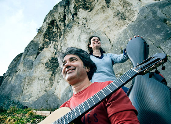 Musikalische Wanderung in herrlichr Naturkulisse. Bild: Stefan Grasse