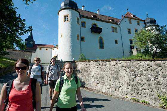 Aufseßer Biertouren-Weg. Bild: Tourismuszentrale Fränkische Schweiz