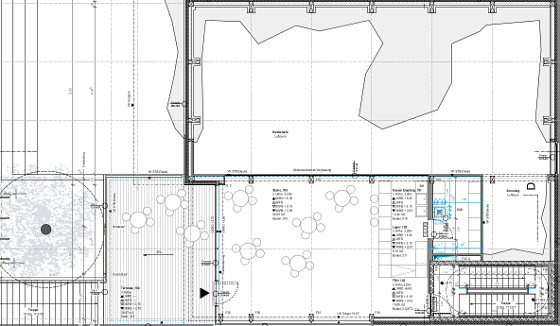 Auszug aus dem nun genehmigten Bauplan der neuen Halle (Bild: DAV Hersbruck)