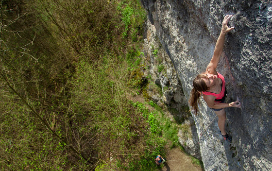 Jana Müller in SMS (10-) im rechten Wandteil (Bild: Stefan Bühl)