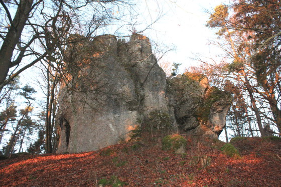 Die Westseite des Hohlleitenfels