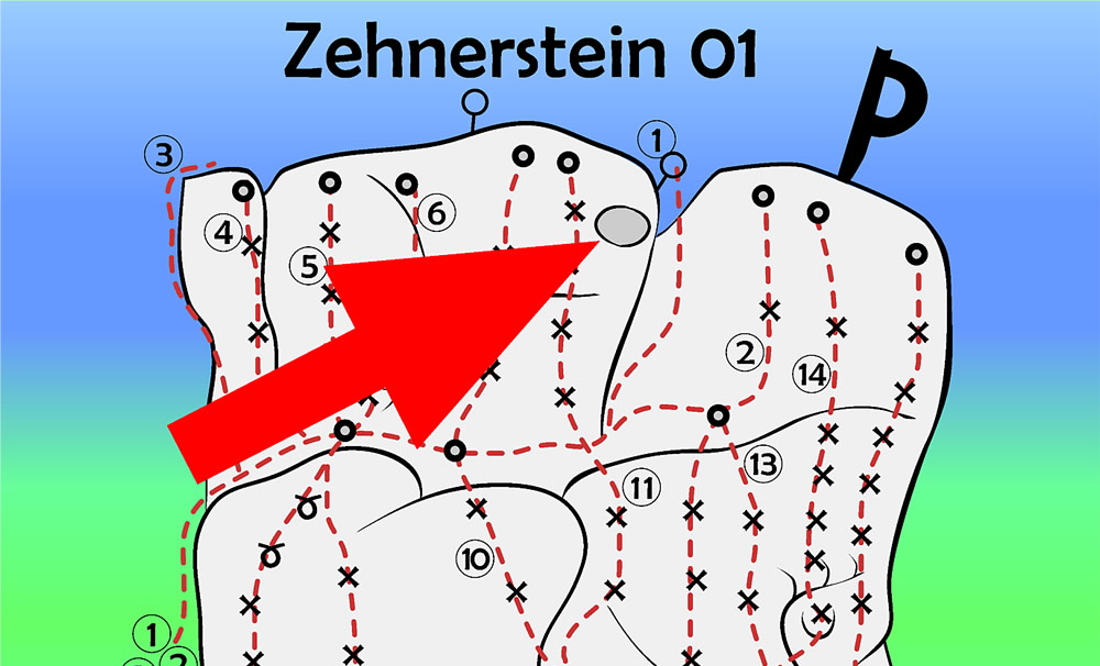 Der Block sitzt im Ausstiegsbereich der klassischen Westwand (3)