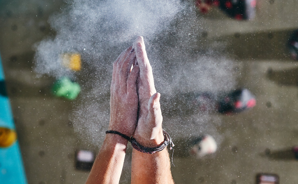 High-Five nach geschaffter Route! (Bild: Christian Seitz)