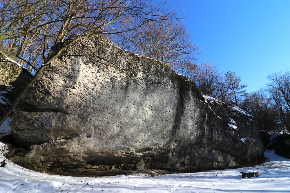 Erfrischender Anblick: Die Klagemauer im Winter