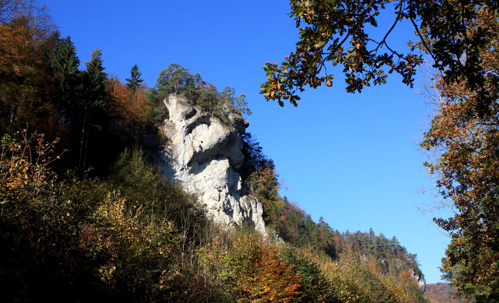 Die Wolkensteiner Wand im unteren Teil des Wiesenttals