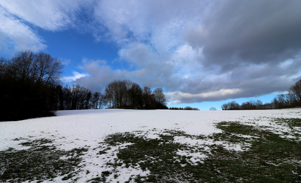 Rückzug des Winters im Frankenjura