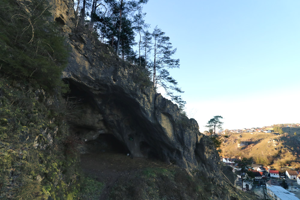 Das Dohlenloch bei Pottenstein ist im Winterhalbjahr komplett gesperrt