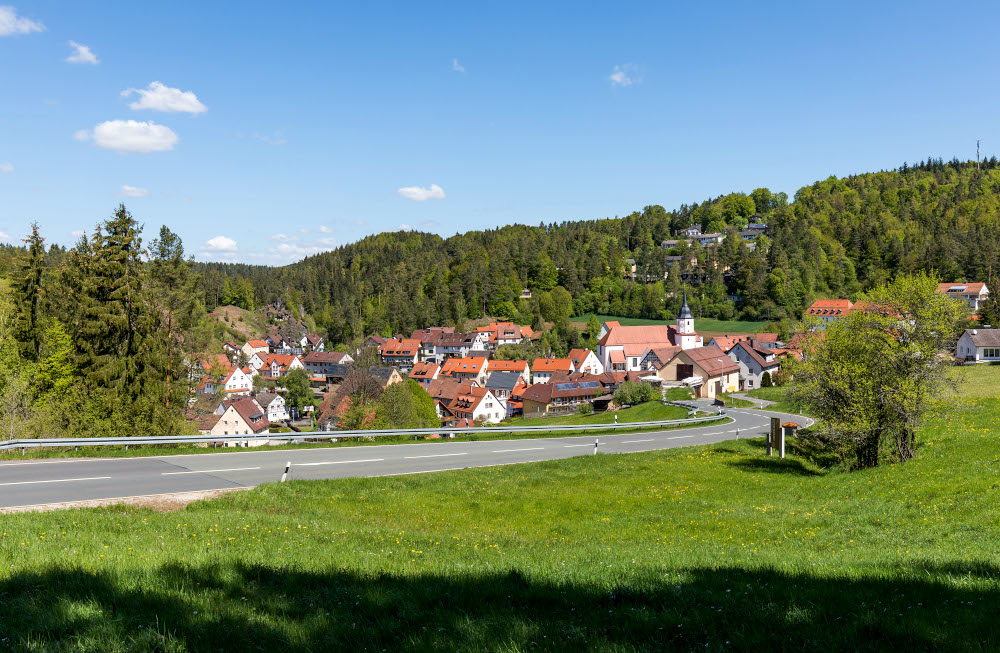 Blick auf die Gemeinde Obertrubach (Bild: Frank Schneider | Gemeinde Obertrubach)