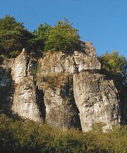 Der Lauterachfelsen im Lauterachtal