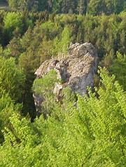 Blick auf den Prellstein im Schwarzen Brand
