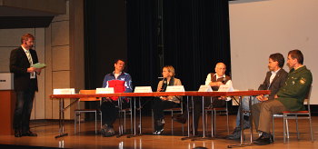 Die Podiumsdiskussion in Bayreuth