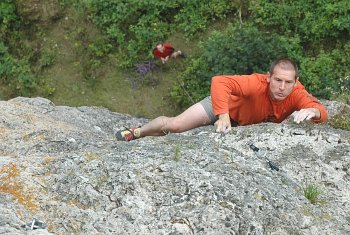 Burkhard Müller in einer der Schlüsselstellen von 